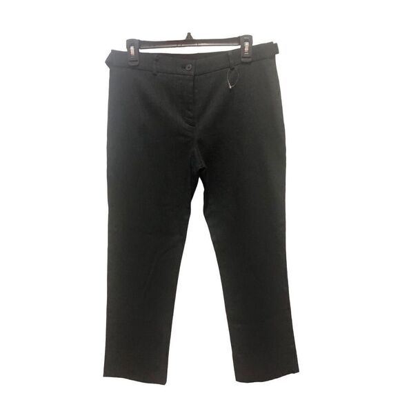 DKNY Women’s Charcoal Gray Straight Leg Dress Pants Size 10 - Picture 1 of 7